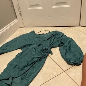 Teal Zara dress